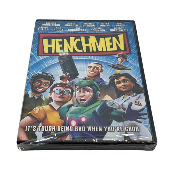 Henchmen DVD 2018 Animated Movie Comedy Adventure Family Kids Film New - Picture 1 of 5